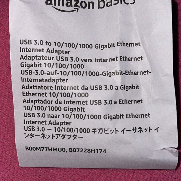 NEW USB 3.0 to 10/100/1000 Gigabit Ethernet
Internet Adapter for type C device - Picture 9 of 9